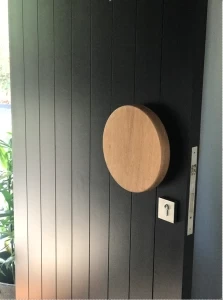 Large Round + Paneled Door