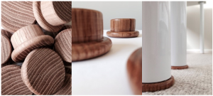 Feet Add a Touch of Timber