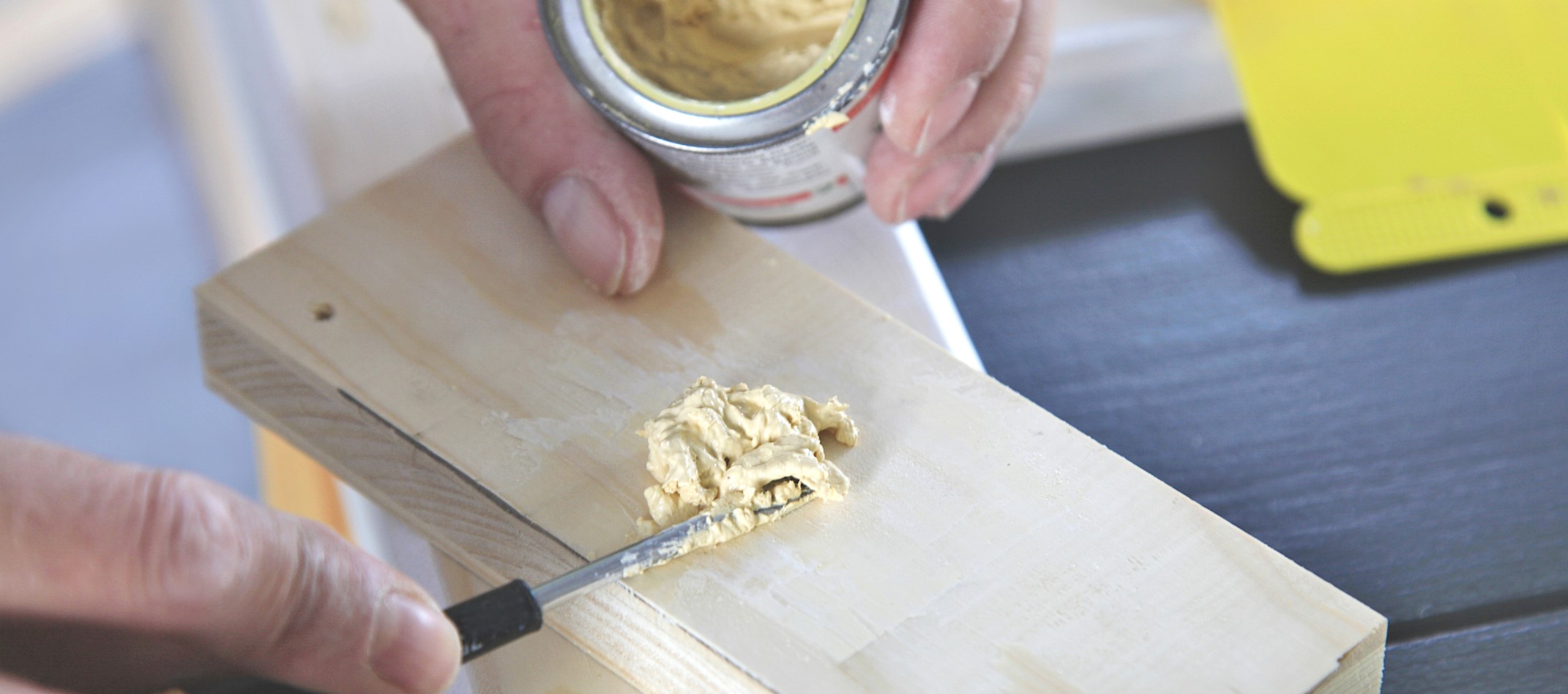 Preparing timber for painting