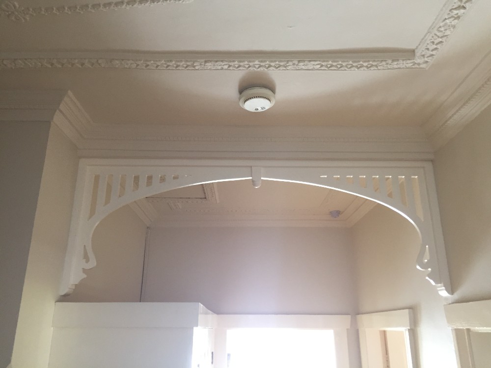 Amazing Fretwork that gives visual accents to the house