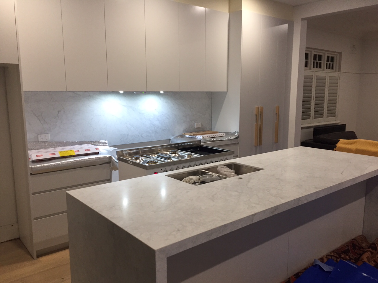 Bodo handles feature on pantry doors