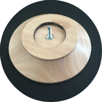 Threaded rod inserted